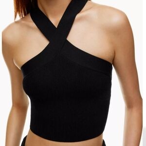 NWT The Drop Sculpt Knit Criss Cross Top